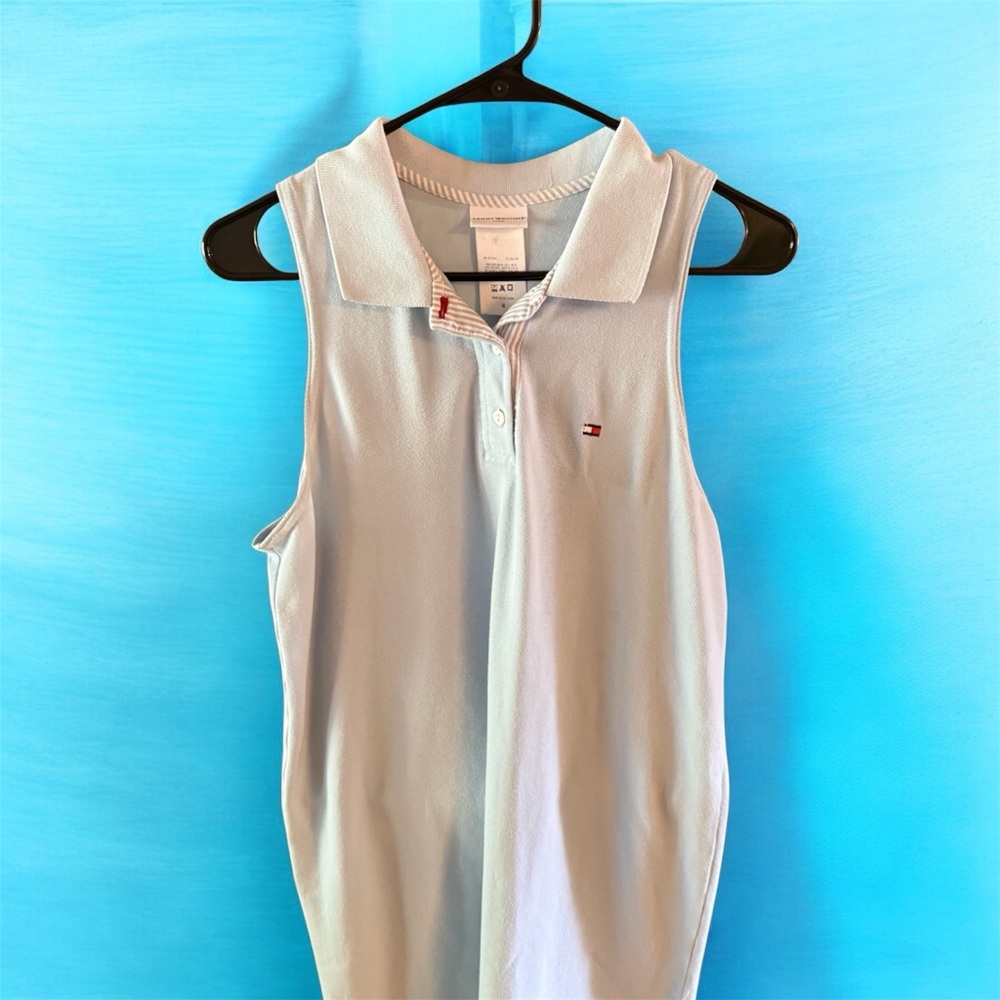 Vintage 2000s y2k polo sleeveless dress preppy nautical fisherman Tommy